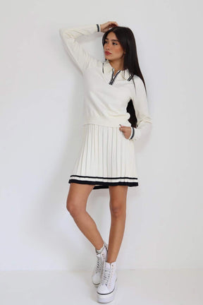 חליפת סריג חצאית ברנדה