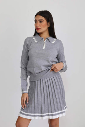 חליפת סריג חצאית ברנדה