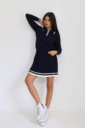 חליפת סריג חצאית ברנדה