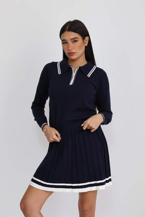 חליפת סריג חצאית ברנדה