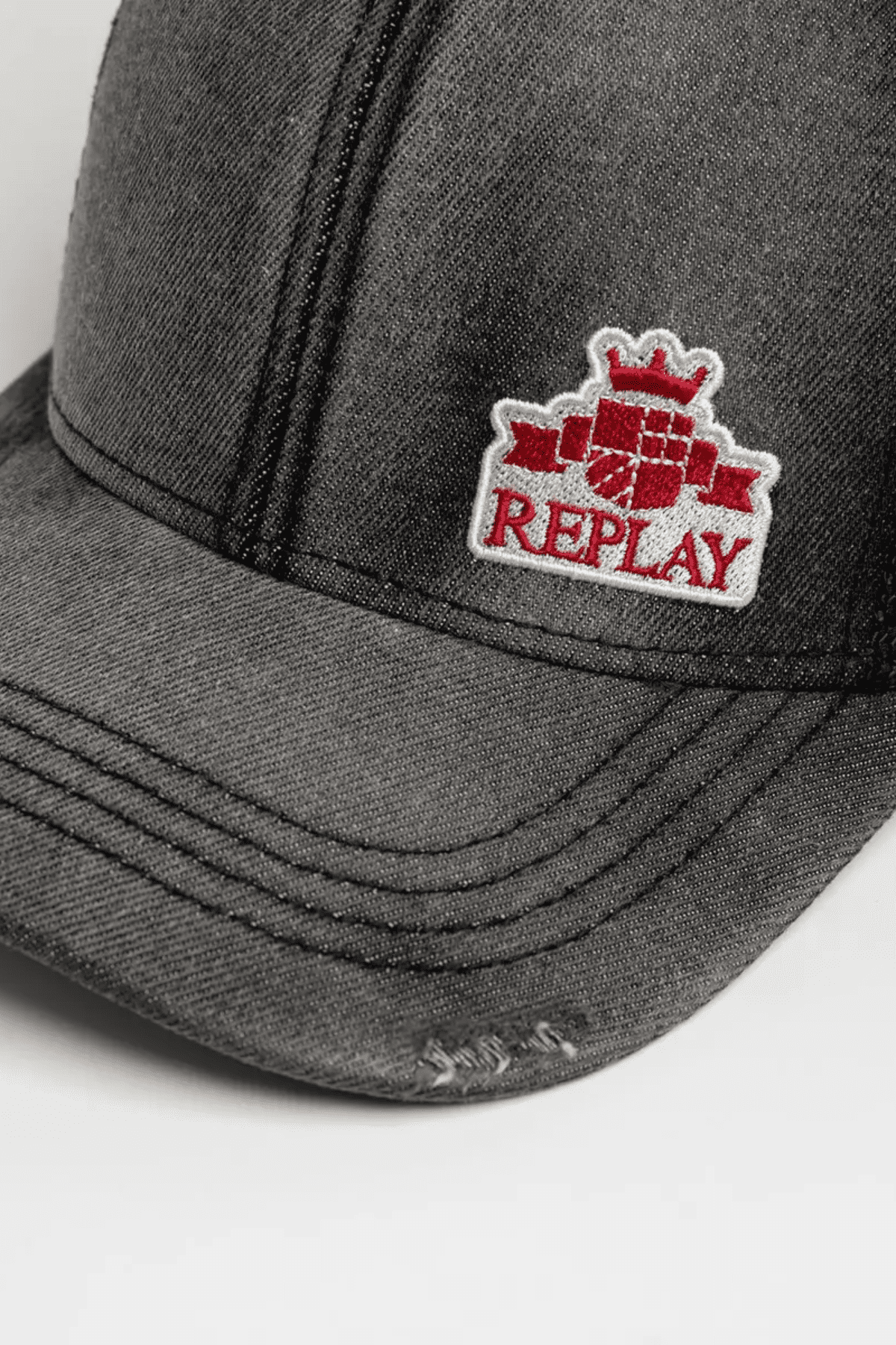 כובע מצחייה Replay Jeans ג'ינס ווינטג' משופשף מבית המותג ריפליי ג'ינס יוניסקס-Replay-One Size-נאקו