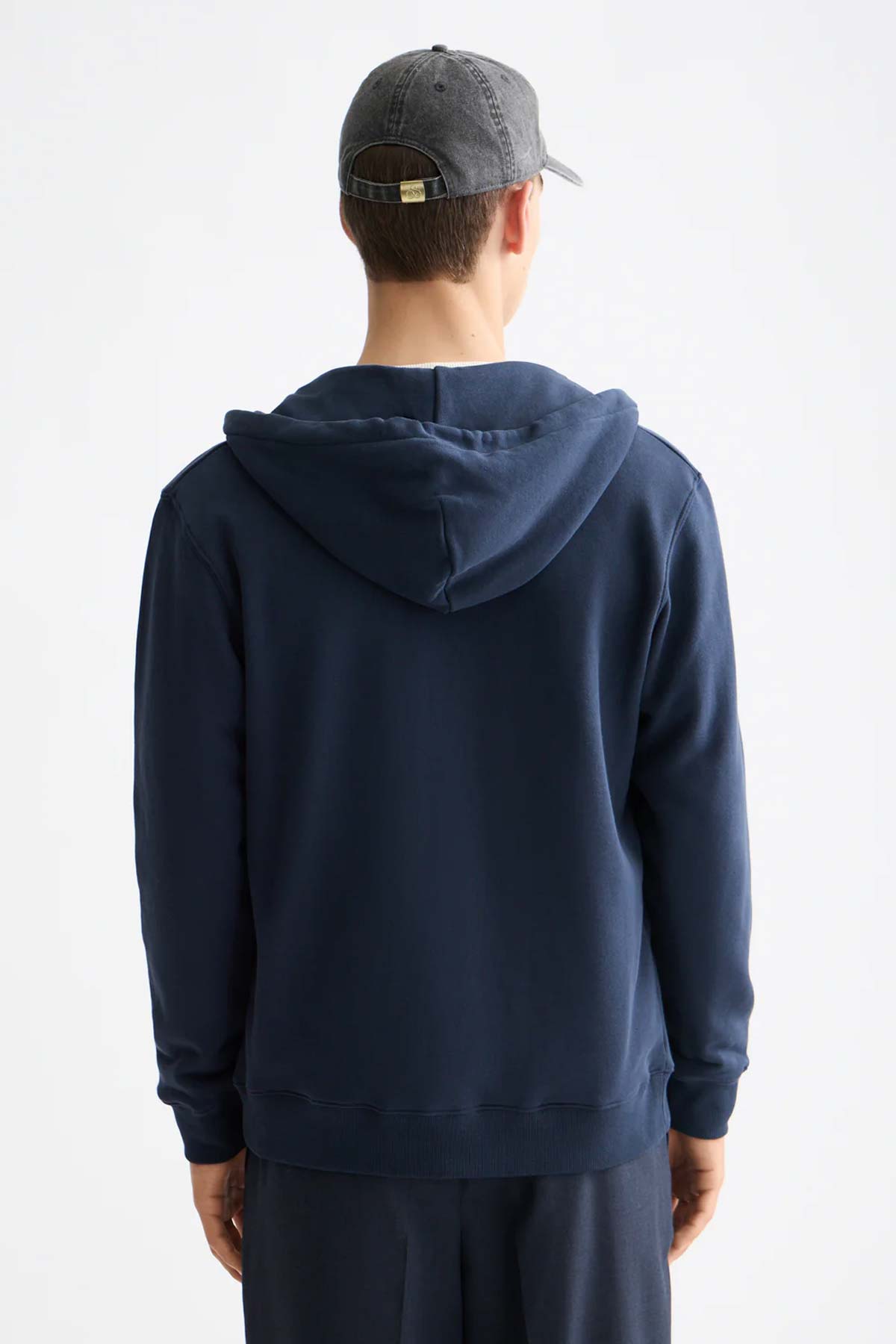ג'קט קפוצ'ון Full Zip Logo