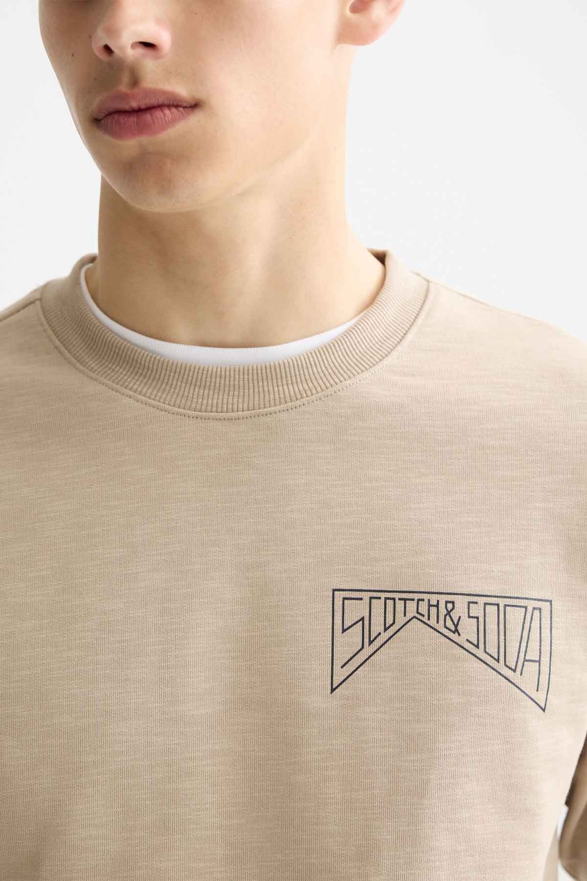 סוויטשירט  Scotch & Soda Left Chest Logo