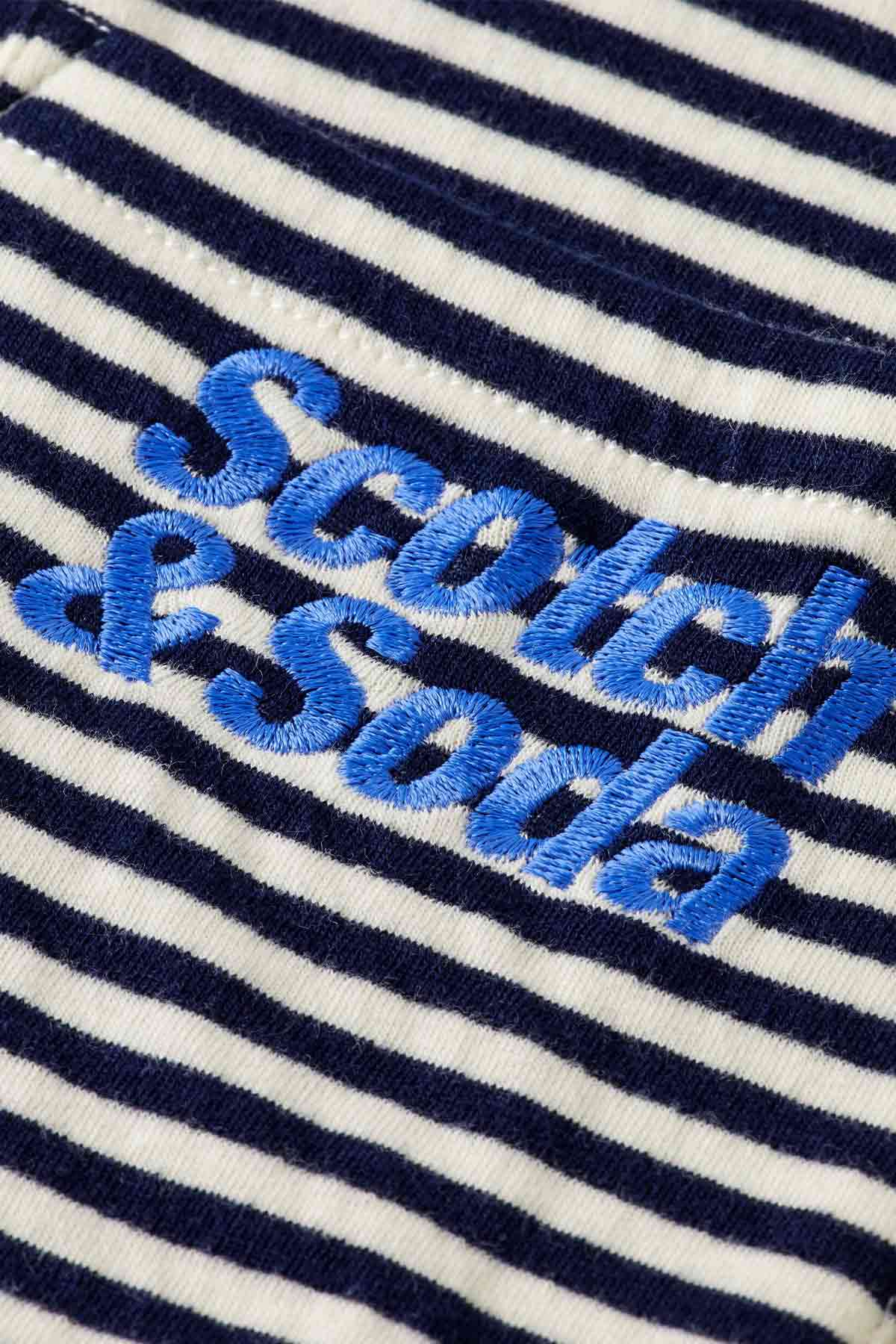 חולצת טי קצרה  Scotch & Soda Double Face Jersey Pocket