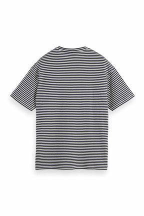 חולצת טי קצרה  Scotch & Soda Double Face Jersey Pocket