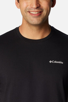 קולומביה חולצת טישירט North Cascades בצבע שחור לגברים-Columbia-S-נאקו