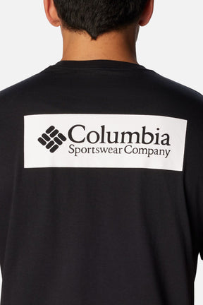 קולומביה חולצת טישירט North Cascades בצבע שחור לגברים-Columbia-S-נאקו