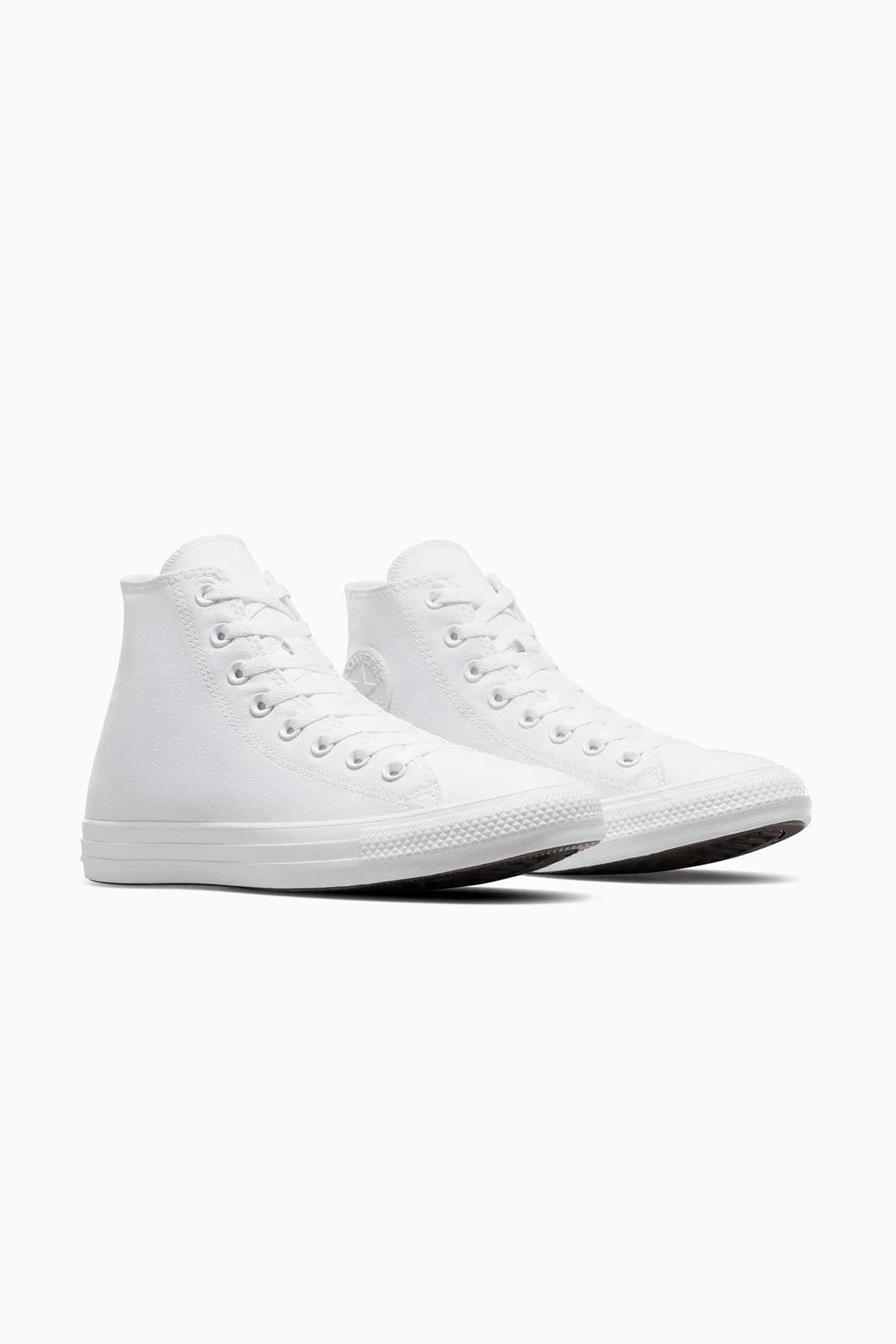 Converse Allstar נעלי סניקרס אולסטאר גבוהות בצבע לבן-מונו לנשים