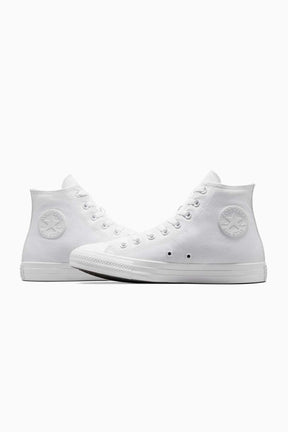 Converse Allstar נעלי סניקרס אולסטאר גבוהות בצבע לבן-מונו לנשים