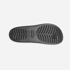 קרוקס כפכפי אצבע פלטפורמה שחור לנשים-Crocs-34-35-נאקו