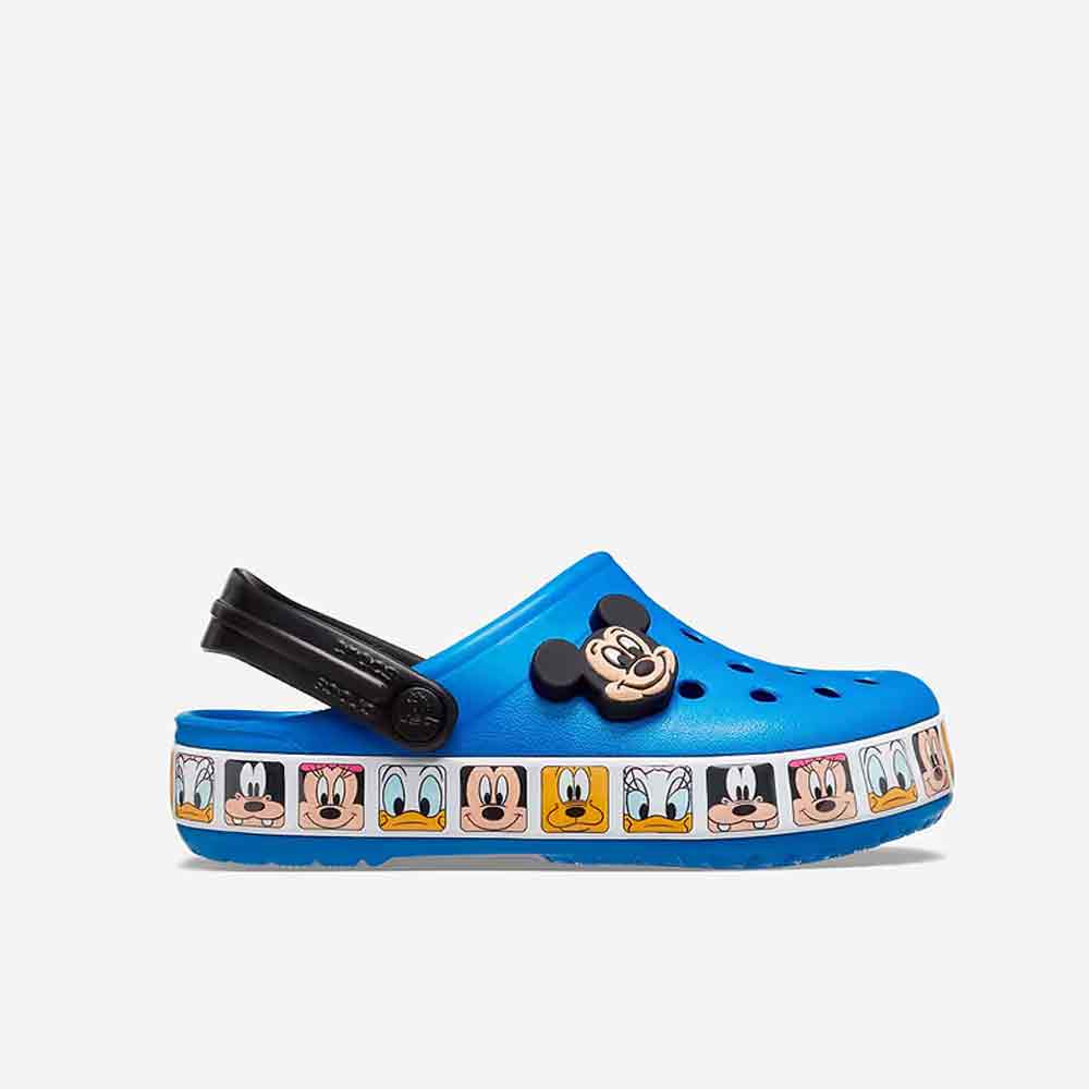 קרוקס סנדלי מיקי מאוס כחול לתינוקות וילדים-Crocs-19-20-נאקו