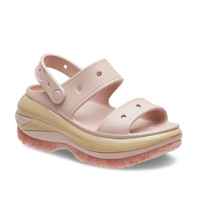 קרוקס סנדלי פלטפורמה מגה בצבע ורוד לנשים-Crocs-34-35-נאקו