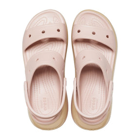 קרוקס סנדלי פלטפורמה מגה בצבע ורוד לנשים-Crocs-34-35-נאקו