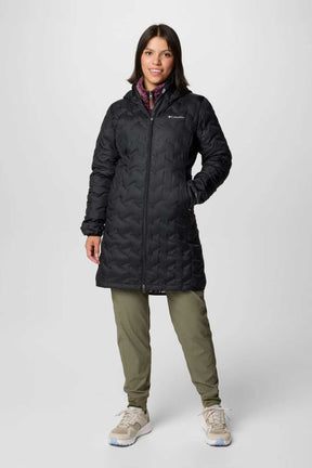 Columbia מעיל ארוך קולומביה Delta Ridge II Down Long Hooded Jacket לנשים