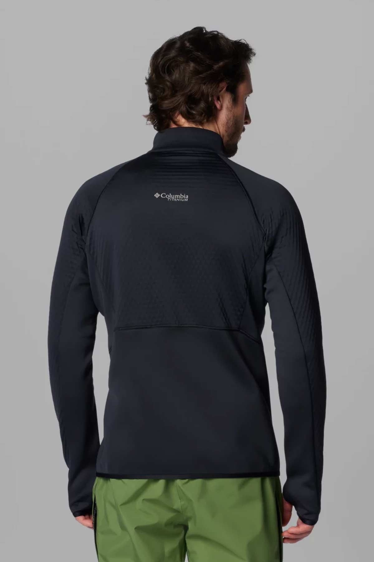 ג׳קט Columbia Crystal Leaf Omni Heat Helix Half Zip לגברים