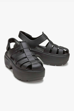 Crocs סנדלי פלטפורמה Stomp Fisherman Sandal לנשים