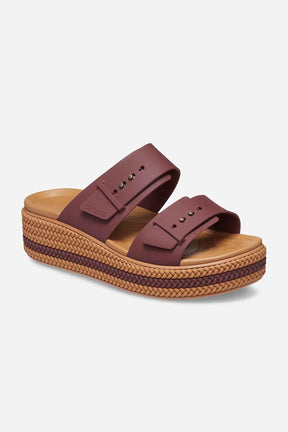 Crocs כפכפי פלטפורמה Brooklyn Woven Buckle לנשים