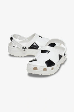 כפכפי קרוקס Classic Soccer Ball Clog T לילדים בצבע לבן בהדפס כדור רגל