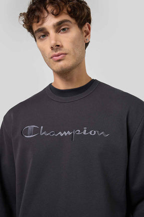 Champion קפוצ'ון Crewneck Sweatshirt לגברים