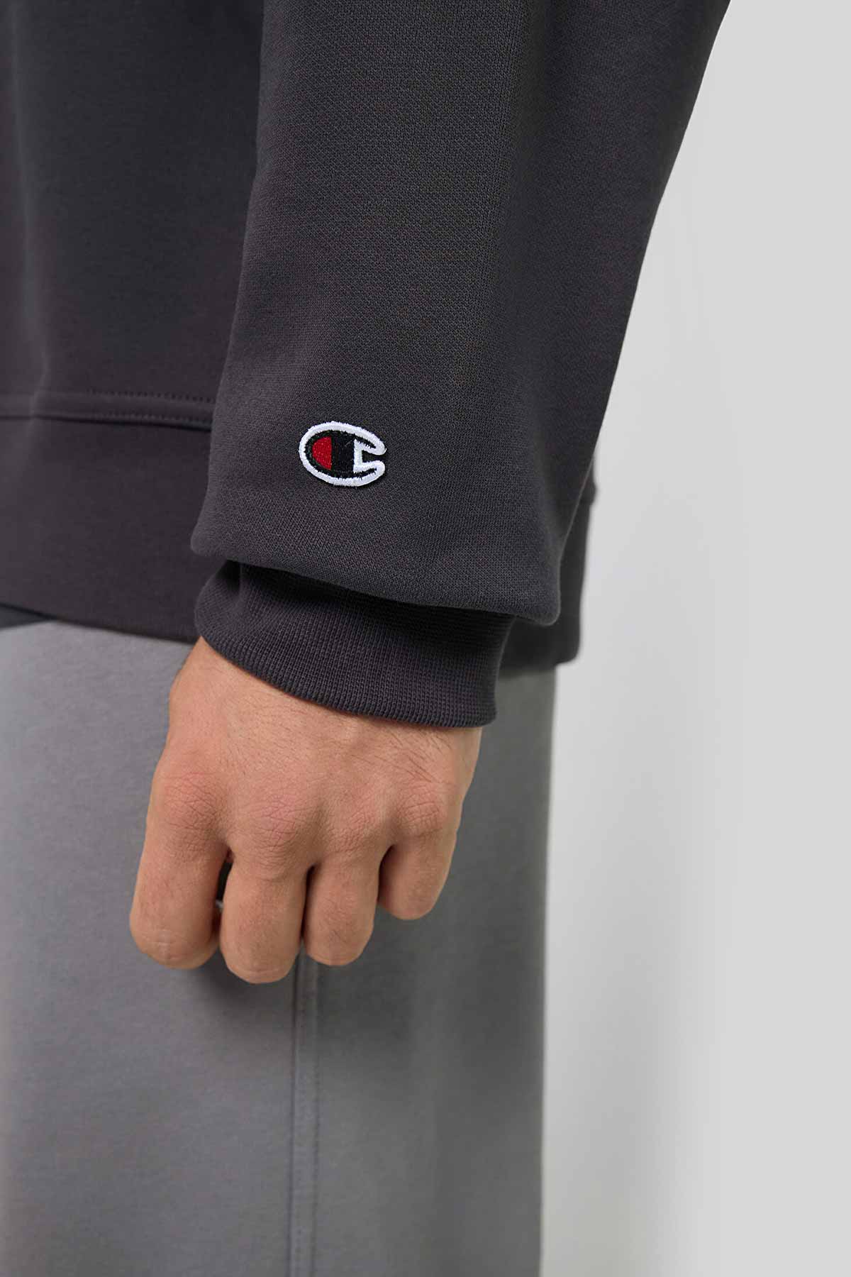 Champion קפוצ'ון Crewneck Sweatshirt לגברים