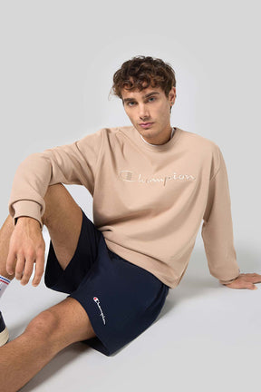 Champion קפוצ'ון Crewneck Sweatshirt לגברים