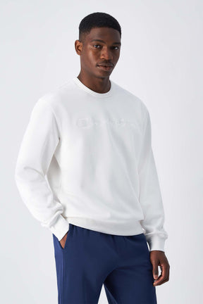 Champion קפוצ'ון Crewneck Sweatshirt לגברים