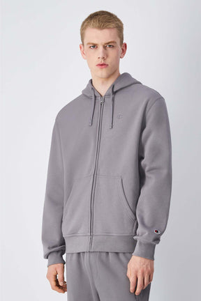 Champion קפוצ'ון Hooded Full Zip Sweatshirt לגברים