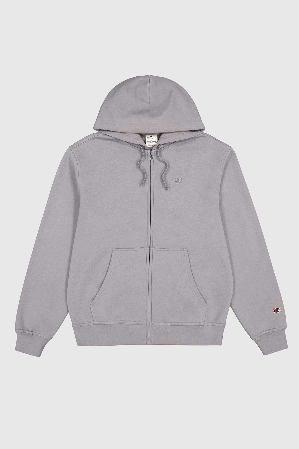 Champion קפוצ'ון Hooded Full Zip Sweatshirt לגברים