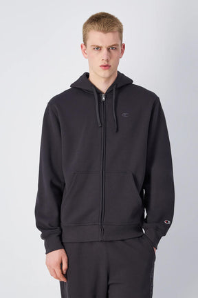 Champion קפוצ'ון Hooded Full Zip Sweatshirt לגברים