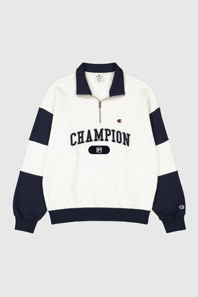 Champion סוויטשירט College Half Zip לגברים