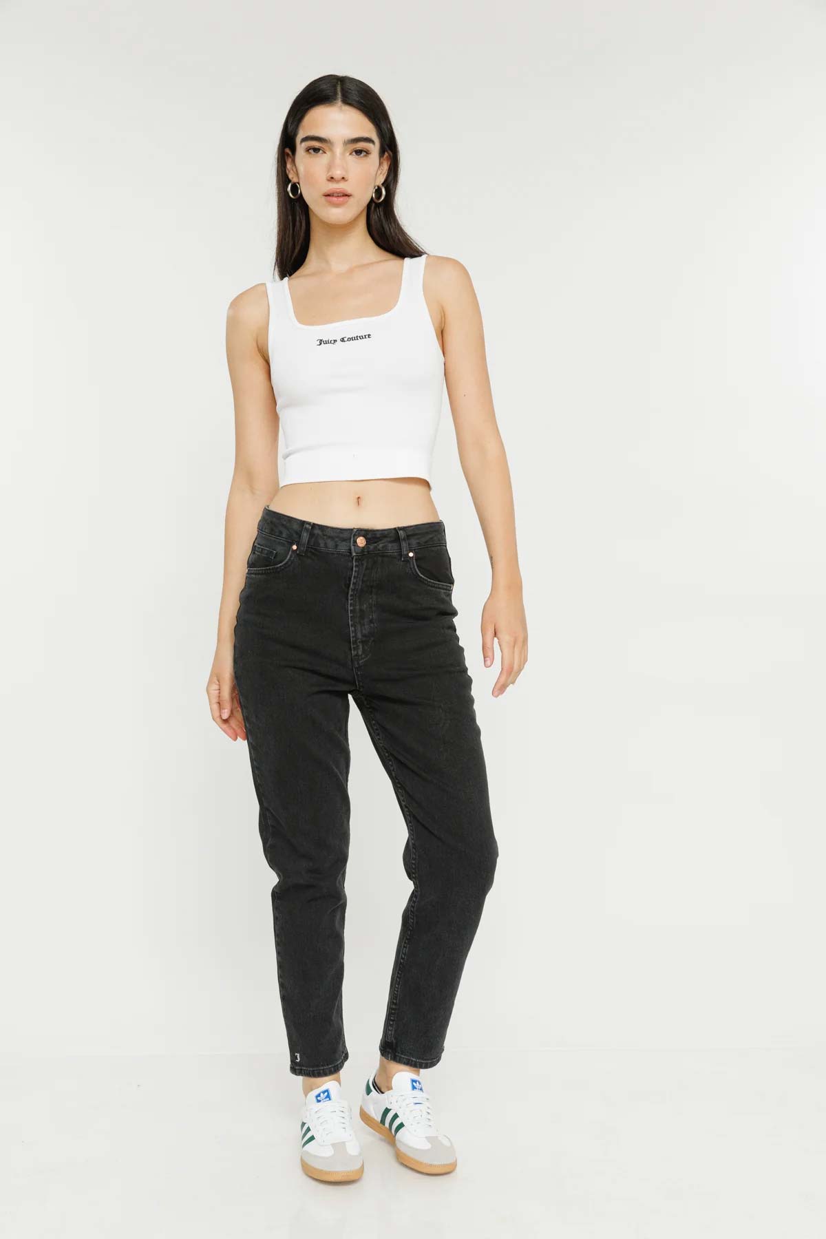Juicy Couture ג'ינס Skinny בצבע אפור כהה-Juicy Couture-34-נאקו