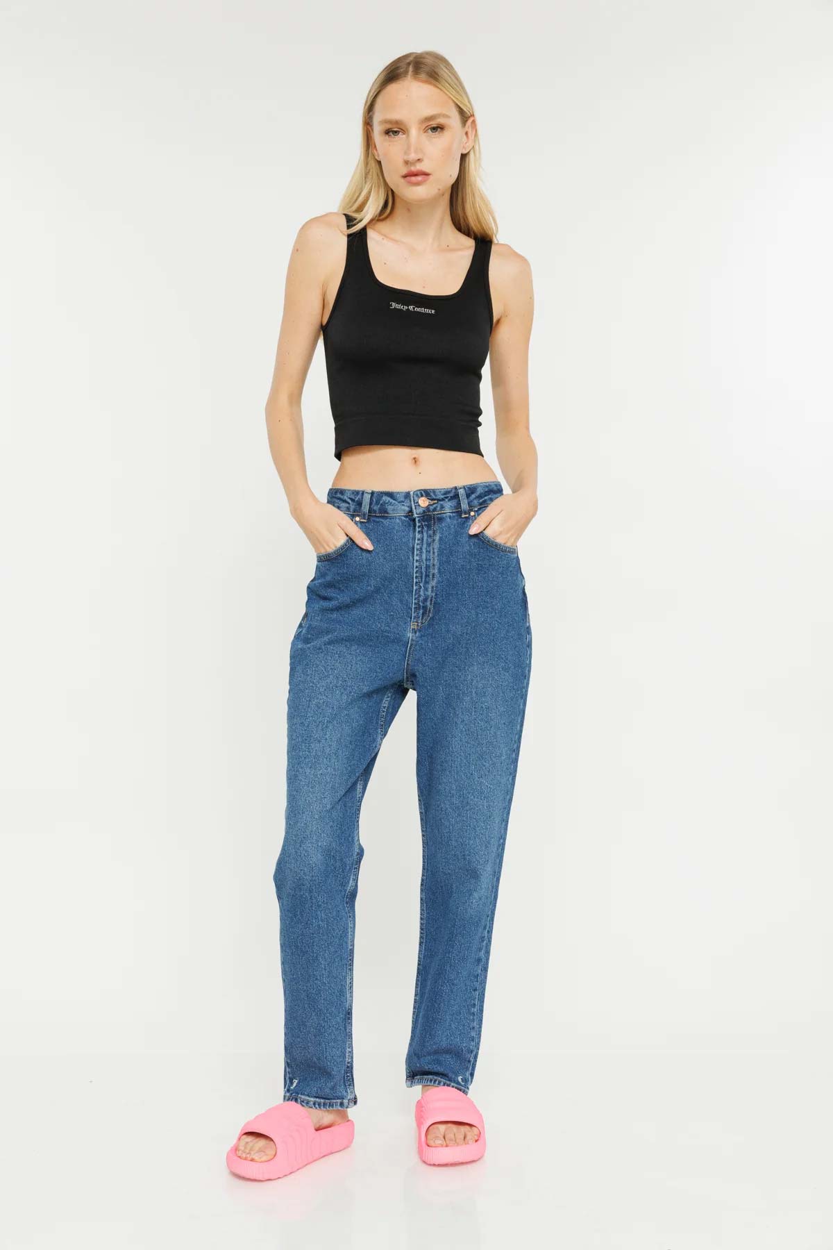 Juicy Couture ג'ינס Skinny בצבע כחול בהיר-Juicy Couture-34-נאקו