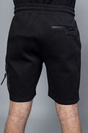 Wjeans מכנס דגמ"ח קצר Neat בצבע שחור לגברים-W Jeans-XS-נאקו