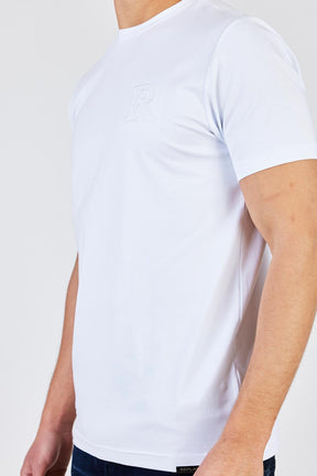 ריפליי חולצת טי קצרה Calm בצבע לבן לגברים