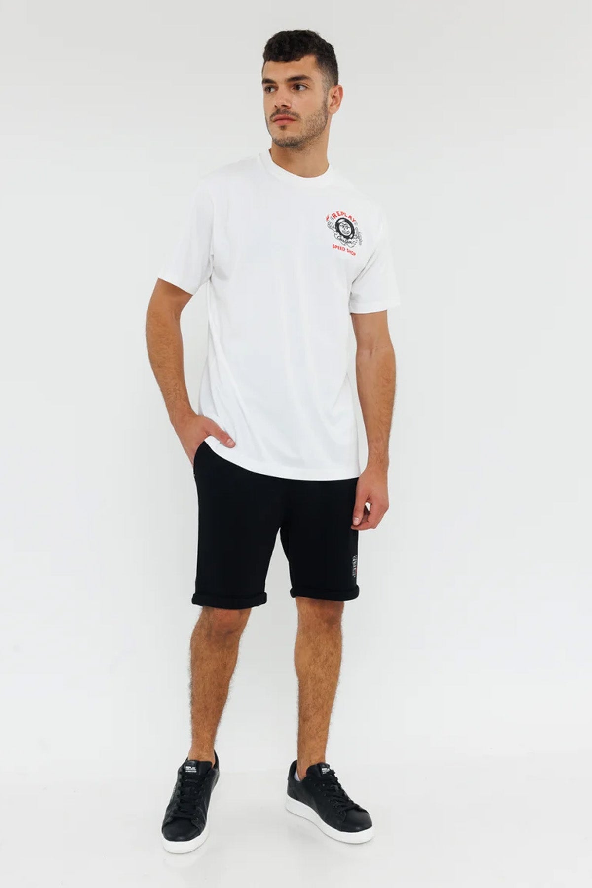 Replay מכנסי פרנץ' קצרים