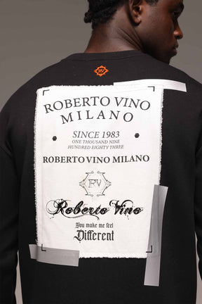 Roberto Vino סוויטשירט אוברסייז Different לגברים