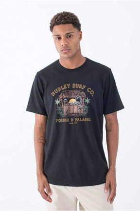 Hurley חולצת טישירט קצרה Palapas לגברים