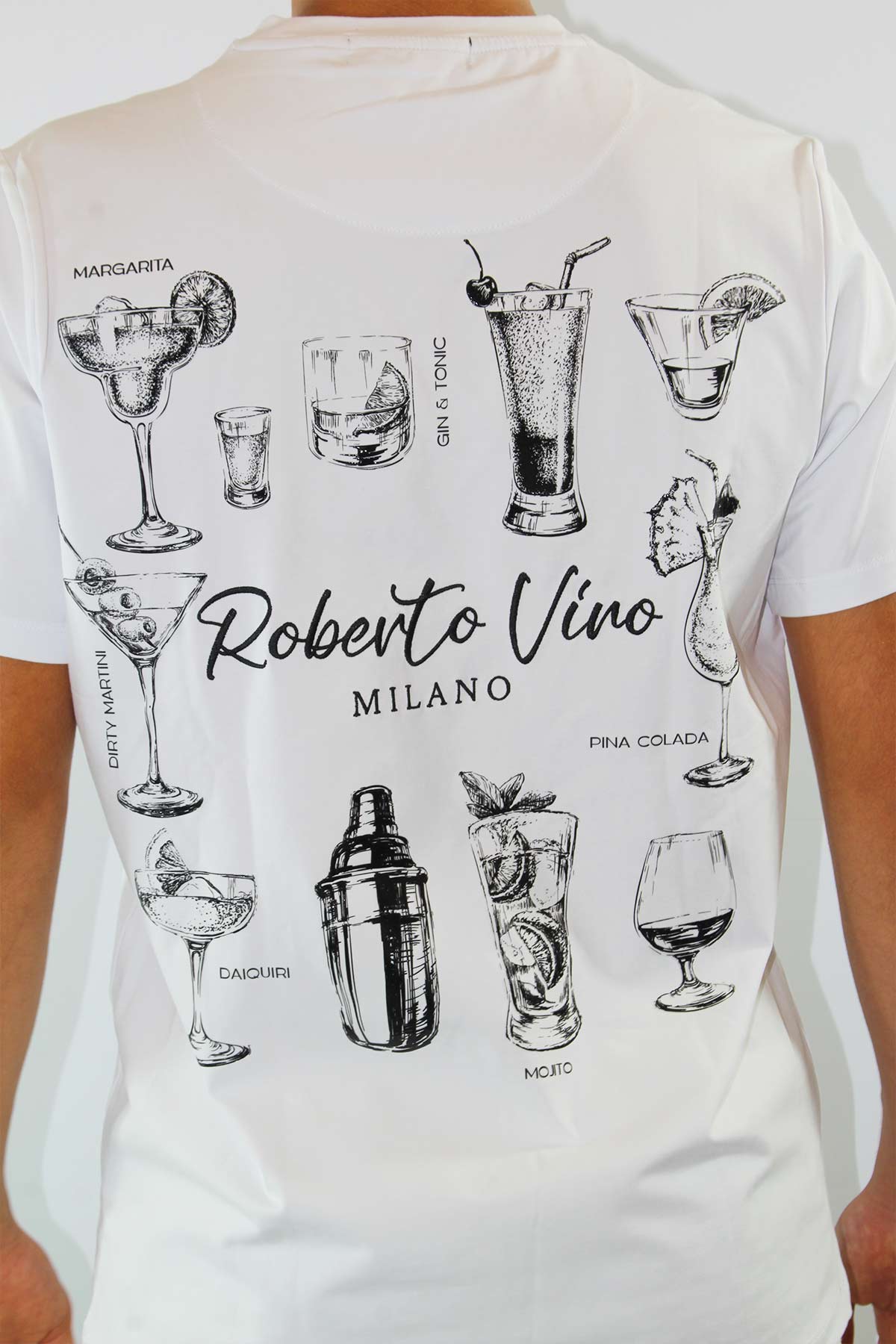 Roberto Vino חולצת טי קצרה On The House לגברים