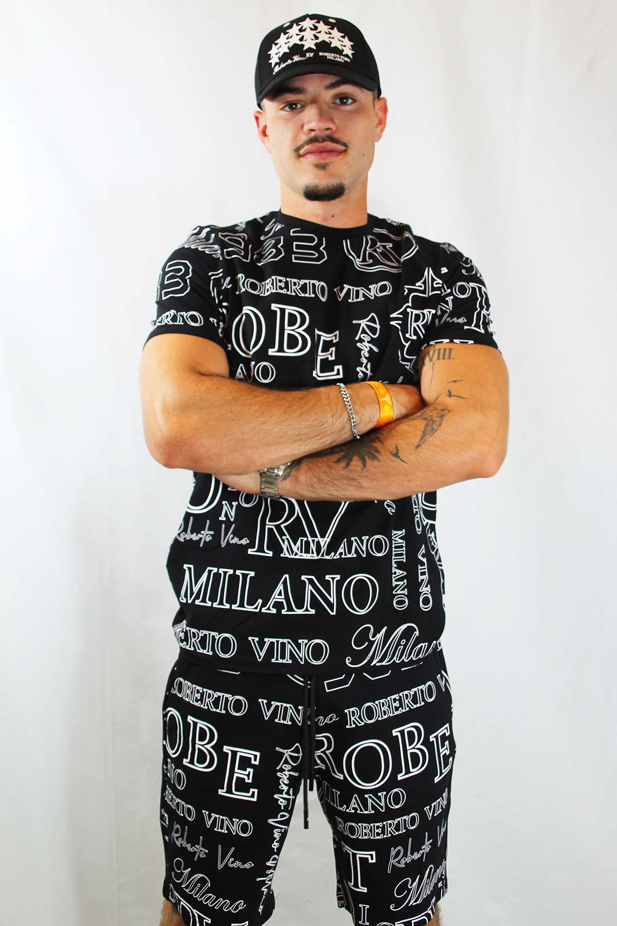Roberto Vino חולצת טי קצרה Emeric לגברים