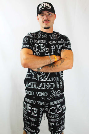 Roberto Vino חולצת טי קצרה Emeric לגברים