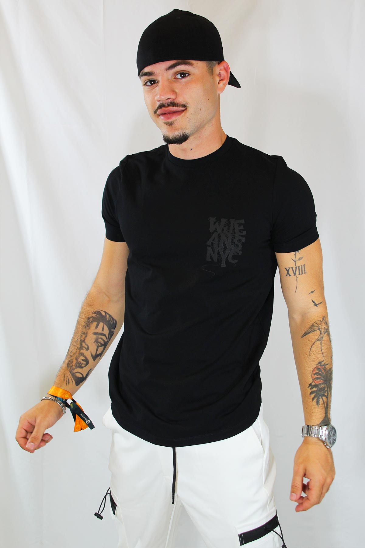 W Jeans חולצת טישירט קצרה Ethan לגברים