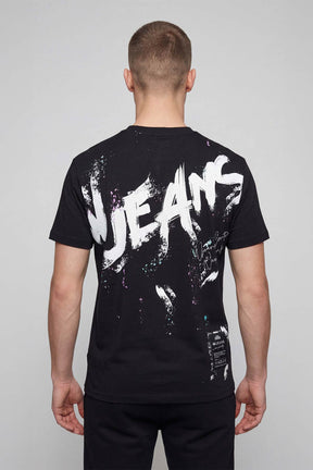 W Jeans חולצת טי גרפיטי