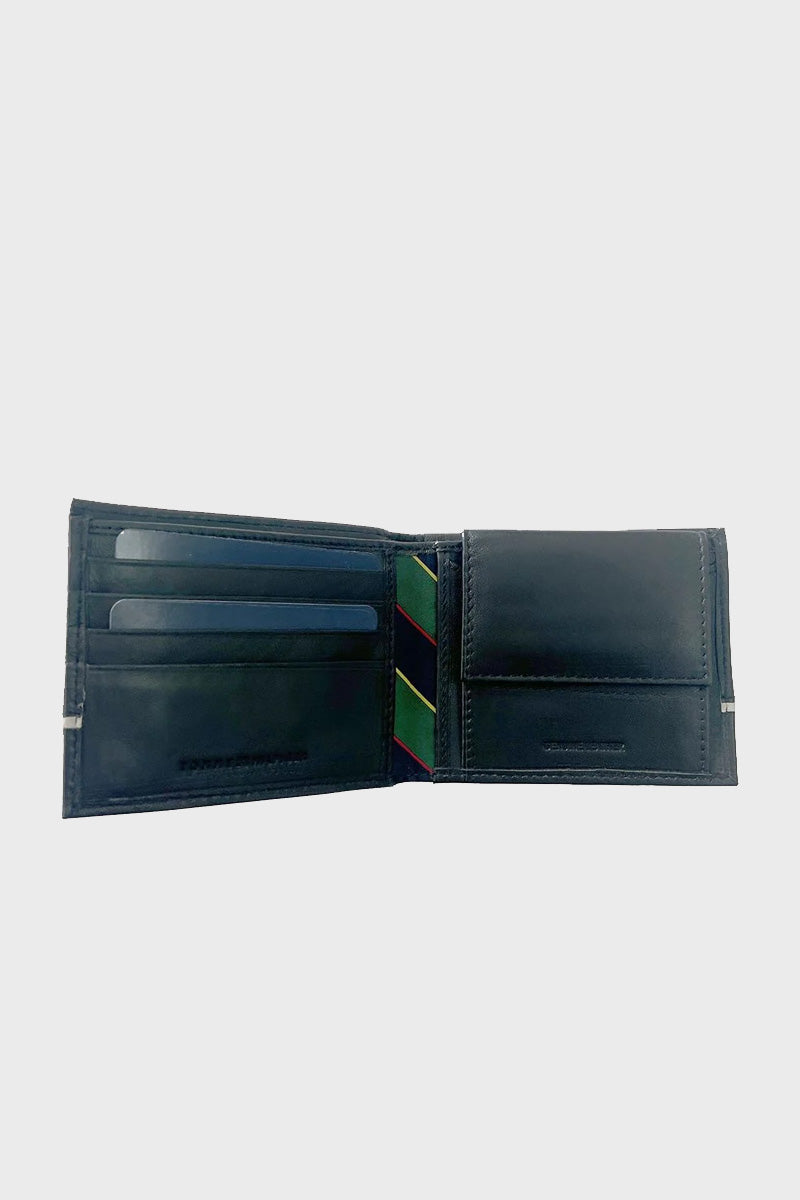 Tommy Hilfiger ארנק עור 72 בצבע שחור לגברים-Tommy Hilfiger-One Size-נאקו