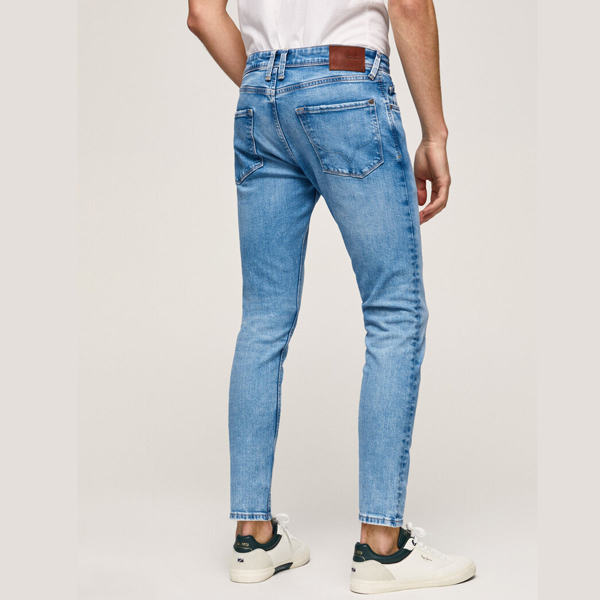 פפה ג'ינס ג'ינס ארוך בצבע גינס לגברים-Pepe Jeans London-28-נאקו