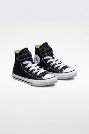 Converse All star נעלי סניקרס אולסטאר סקוץ' 1V גבוהות בצבע שחור לילדים