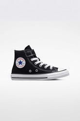 Converse All star נעלי סניקרס אולסטאר סקוץ' 1V גבוהות בצבע שחור לילדים