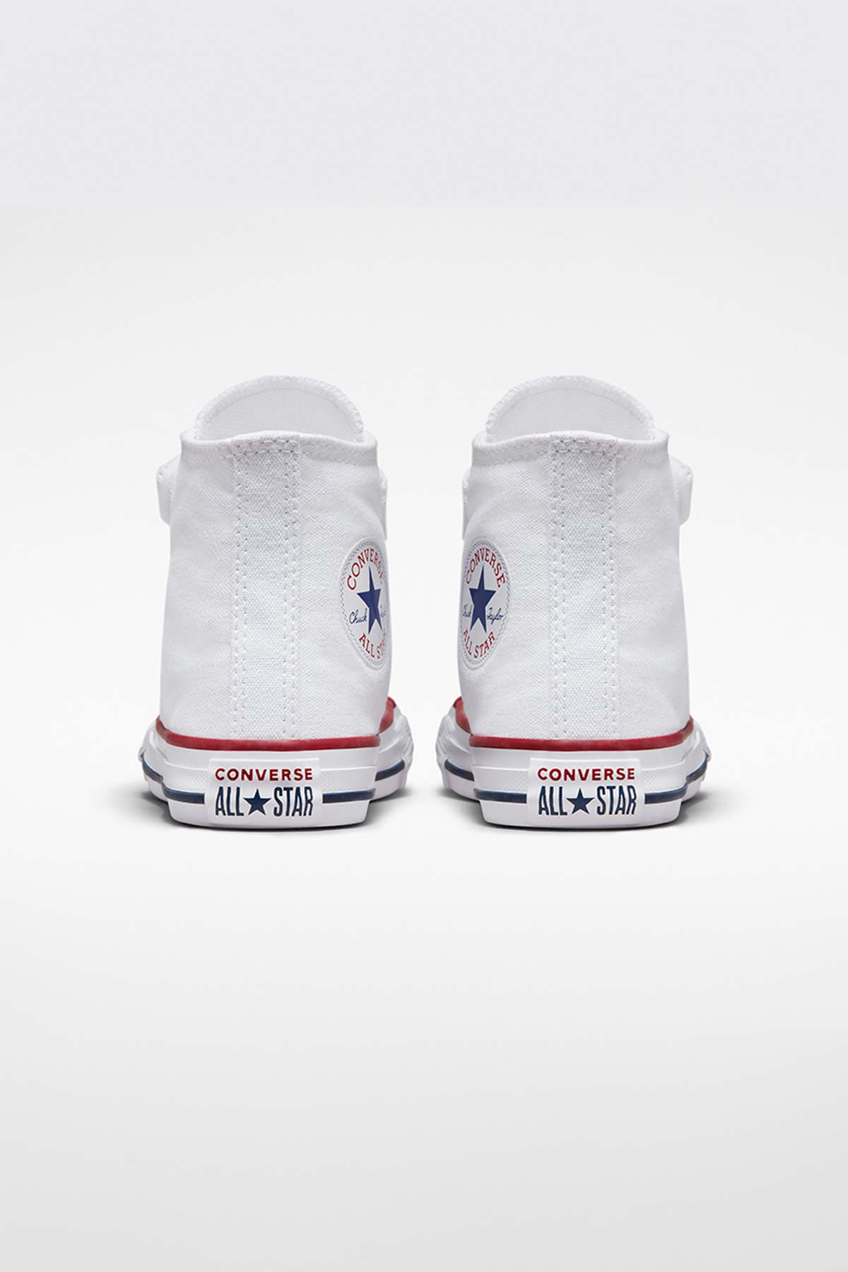 Converse All star נעלי סניקרס אולסטאר סקוץ' 1V גבוהות בצבע לבן לילדים