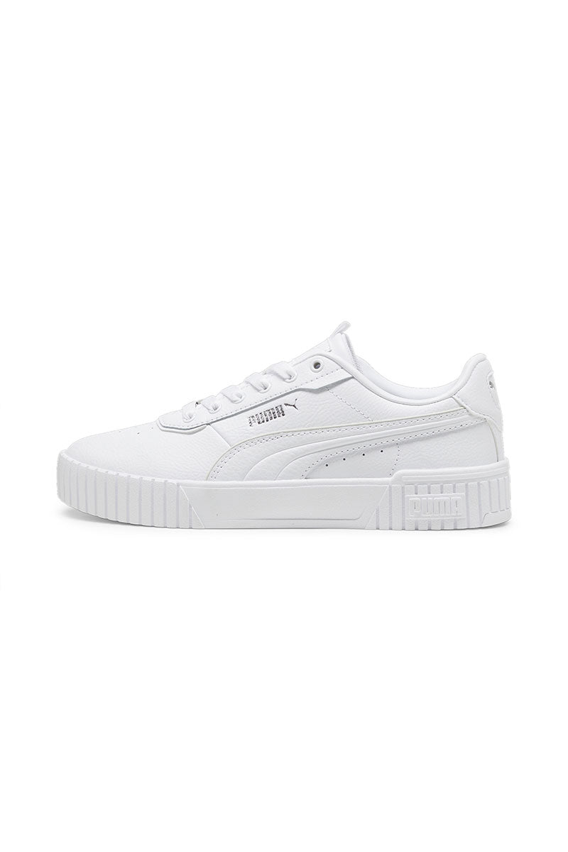 פומה נעלי סניקרס Carina 2.0 Lux בצבע לבן-לבן לנשים-Puma-36-נאקו