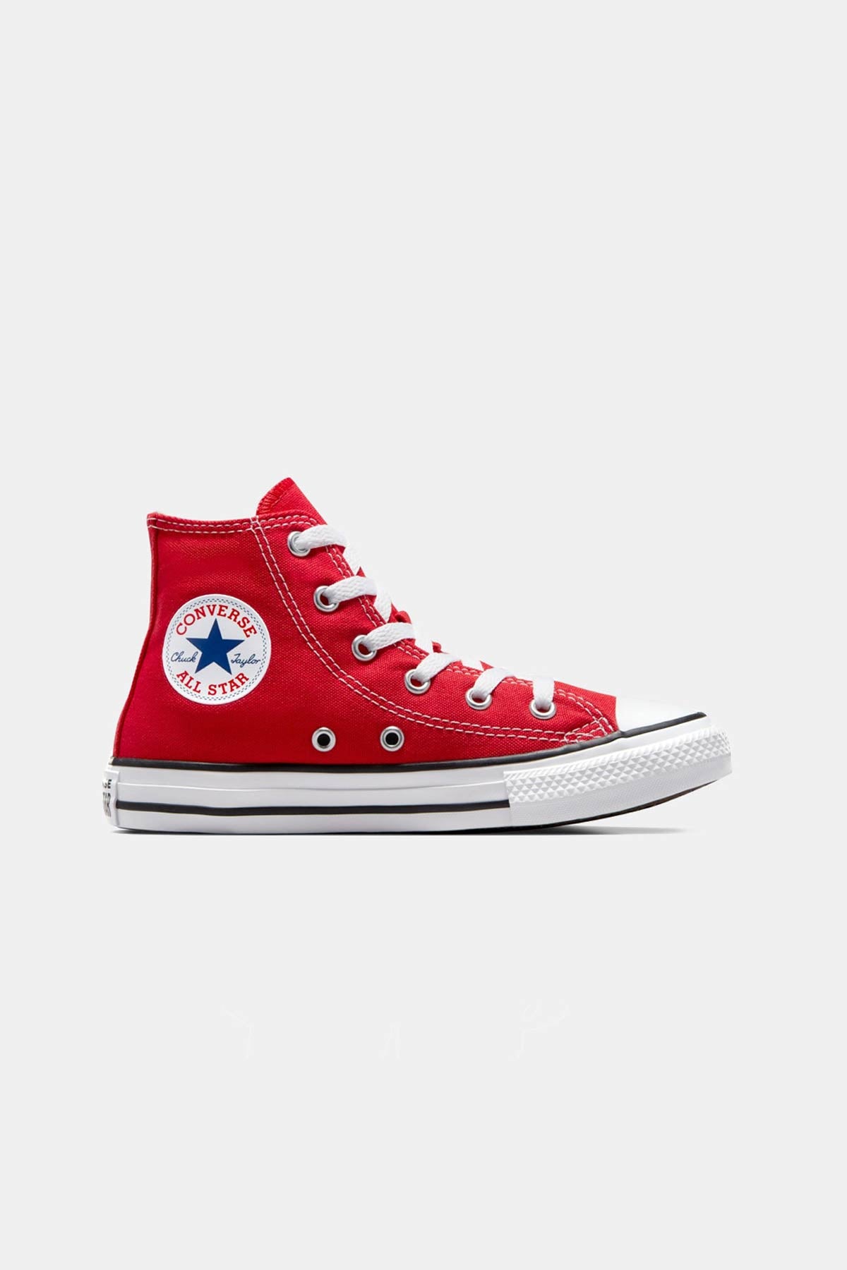Converse All star נעלי סניקרס אולסטאר גבוהות בצבע אדום לילדים