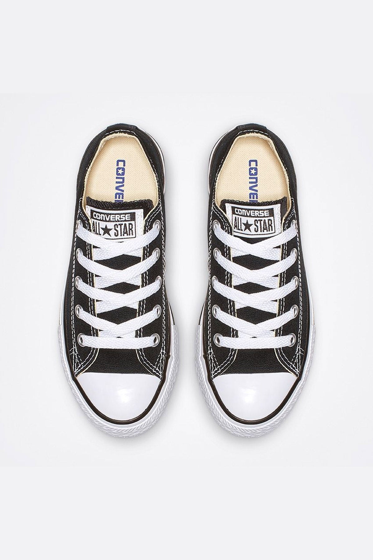 Converse All Star נעלי סניקרס אולסטאר נמוכות בצבע שחור לילדים